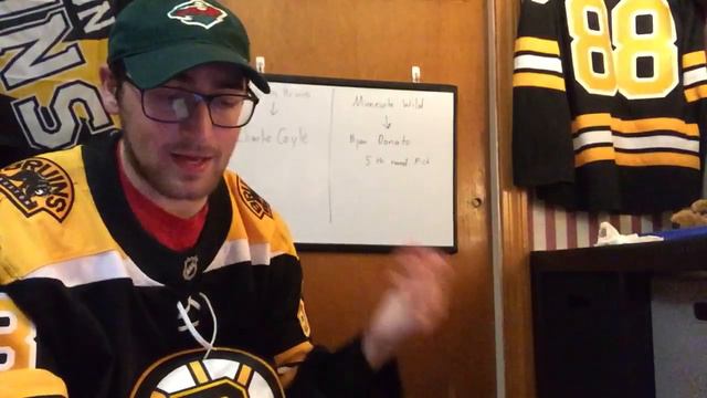 Wild Trade Coyle to Boston for Donato and a 5th round pick смотреть онлайн