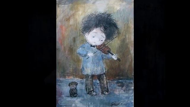 "Скрипка" Из цикла "Поэтические зарисовки Елены Куракиной по мотивам картин Нино Чакветадзе" смотреть онлайн