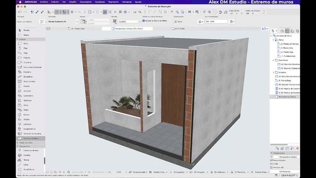 ✅ ARCHICAD - Resolver FIN DE MURO muy fácil! смотреть онлайн