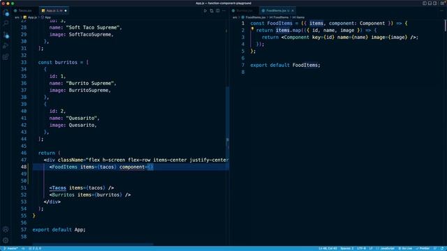 React Masterclass #86 - Creating FoodItems Component смотреть онлайн