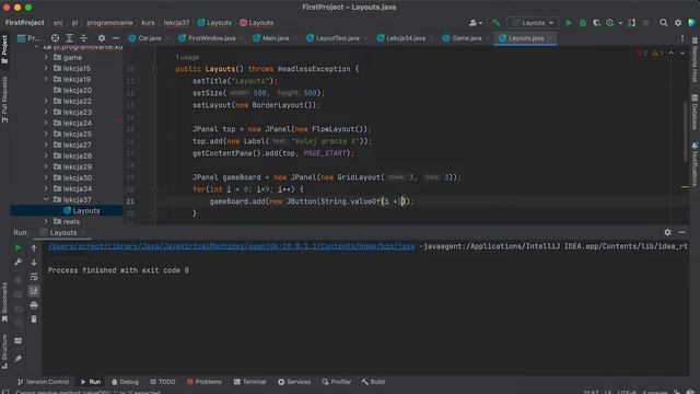 Lekcja 37 - Layouty w Swingu - ProgramoVanie.pl - Kurs programowania w Javie смотреть онлайн