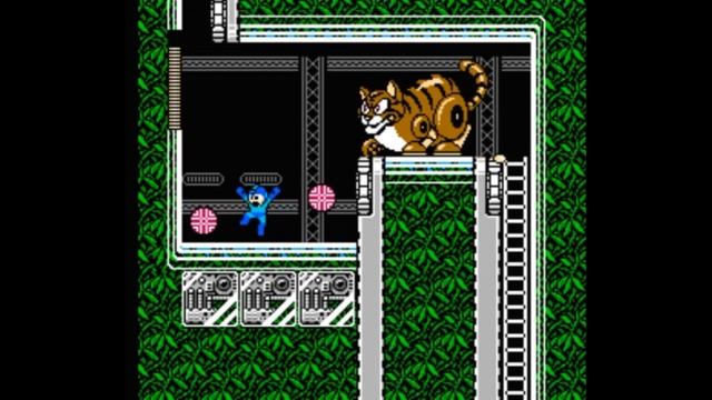 Dendy (Famicom,Nintendo,Nes) 8-bit MegaMan (RockMan) 3 part TopMan stage