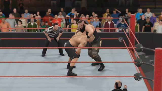 WWE 2K17 No Marcy 2017 Brock Lesnar vs Braun Strouman Universal Championship смотреть онлайн