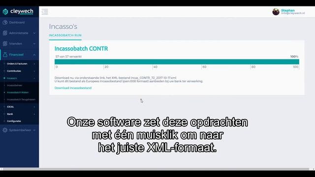 Een SEPA incassobestand voor uw bank maken смотреть онлайн