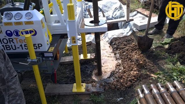 Бурение скважины на воду, Испытания буровой установки HORTec MBU 1515P