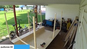 Кемпер | Собрали каркас жилого модуля, вкладыш в автомобильный прицеп. ч.6