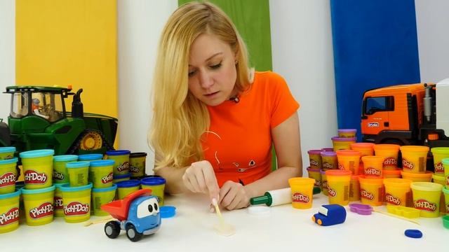 Лепи Играй: авария в городе! Лепим из пластилина Плей До в видео для детей про машинки смотреть онлайн