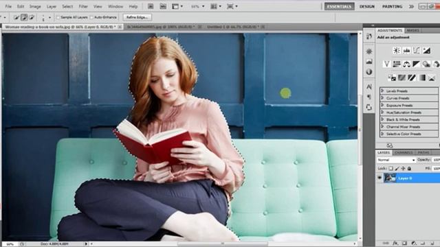 How to unload trimming the pictures and change the background program Photoshop смотреть онлайн