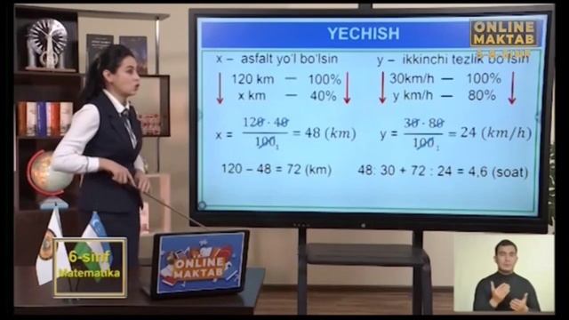 6-sinf 26.01.22 Online maktab HD (Adabiyot, Matematika, Ingliz tili, Rus tili) смотреть онлайн