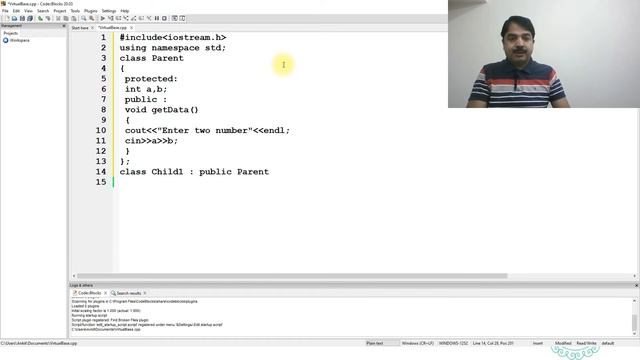 Virtual Base Class in C++ | Virtual Inheritance In C++ смотреть онлайн