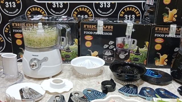 NIKOVA JAPAN | Food Processor | 8 in 1 | original product | UK Traders 313 |Oder Number 0301-700430 смотреть онлайн