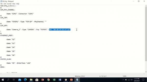 RobotStudio Virtual Controller and ABB Camera
