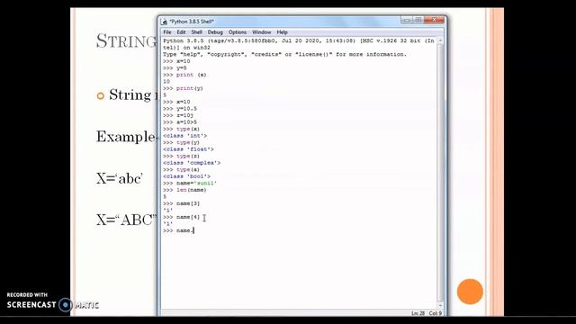 Variable Declaration and Data Type in Python смотреть онлайн