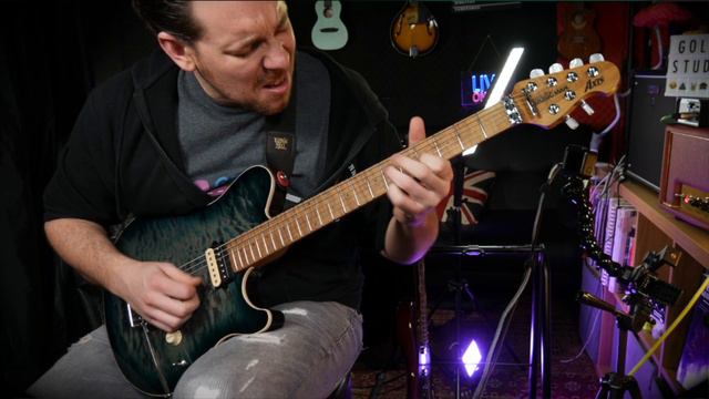 Ernie Ball Musicman Axis Guitar Demo💚 (2022 Model) Lydian Mode Guitar Solo