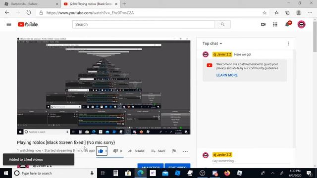 Playing roblox [Black Screen fixed!] {No mic sorry} смотреть онлайн