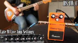 Boss Waza Craft DS-1w VS Vintage 90's Boss DS-1 | DS-1 Pedal Comparison | Nirvana Tone