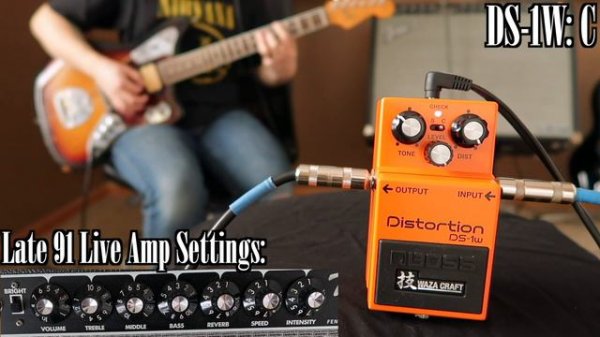 Boss Waza Craft DS-1w VS Vintage 90's Boss DS-1 | DS-1 Pedal Comparison | Nirvana Tone
