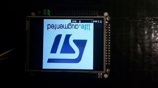 Відео-демонстрація роботи бібліотеки ILI9341по інтерфейсу FSMC на STM32F407VE мікроконтролері смотреть онлайн
