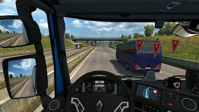 ETS 2 1.35 - ProMods 2.41 - Renault Range T 480 Comfort - Trip: Toulouse - Bourges смотреть онлайн