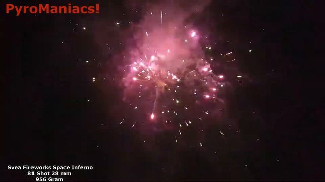 SPACE INFERNO FROM SVEA FIREWORKS смотреть онлайн