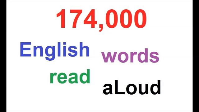 174000 RANDOM ENGLISH WORDS AUDIO PART 27 OF 39 смотреть онлайн