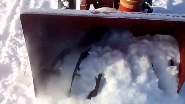 Самодельный снегоуборщик для мотоблока Хопер 9 л.с видео 2 смотреть онлайн