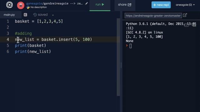 17.33 List Methods смотреть онлайн