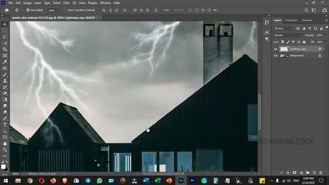 Lightning Effect in Photoshop in Tamil смотреть онлайн