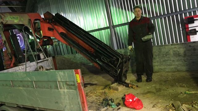 Как манипулятор Palfinger PK35000C поздоровался с краном HIAB XS377 и первый видео-отзыв клиента