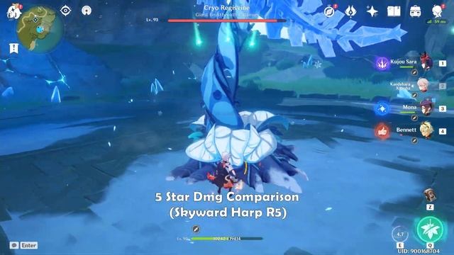 What Mouun's Moon looks like on Kujou Sara | Genshin Impact смотреть онлайн