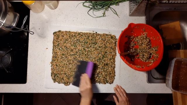 Хлебцы сыроедческие с лактобактериями, в духовке, два рецепта.с ферментированной свеклой, марковкой смотреть онлайн