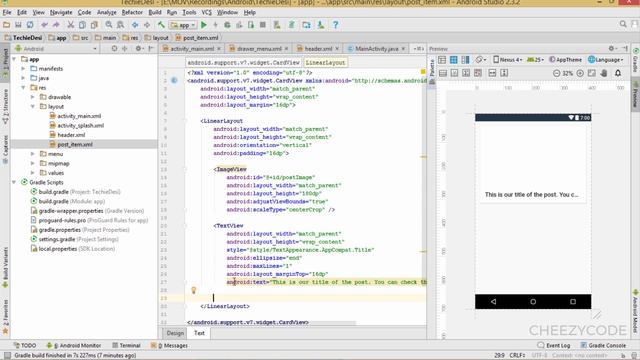 Android CardView Tutorial | Screen and Layout Design With Example (in Hindi) смотреть онлайн