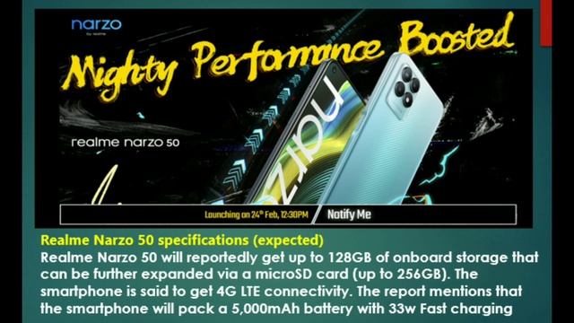 ⚡தரமான Gaming Processor ⚡50MP AI Triple Camera⚡ realme Narzo 50 Features⚡ Launch⚡Price in Tamil⚡ смотреть онлайн