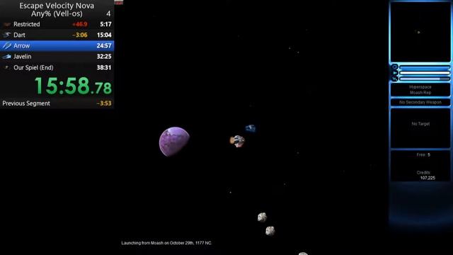 Escape Velocity Nova Any% (Vell-os) 32:07.01 - by Sirendevel смотреть онлайн