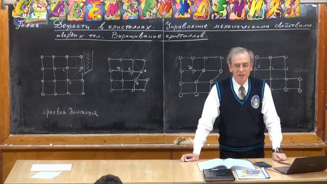 Урок 211. Дефекты в кристаллах. Управление механическими свойствами материалов смотреть онлайн
