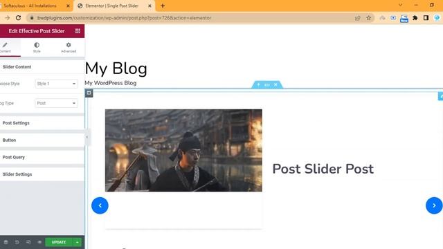 Effective Post Slider Elementor addon tutorial смотреть онлайн