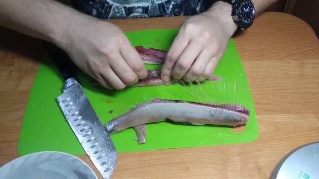 Филе сельди. Разделка. смотреть онлайн