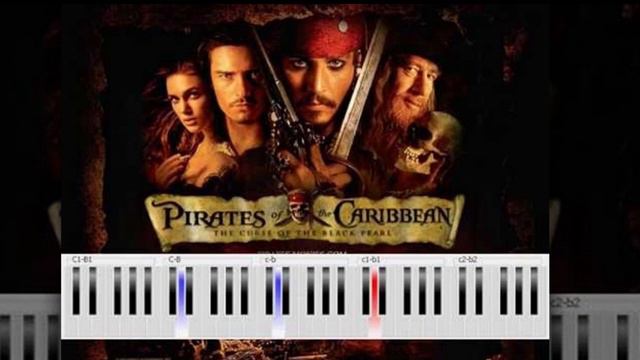 Pirates Of The Caribbean - He's A Pirate Piano 1 Hour