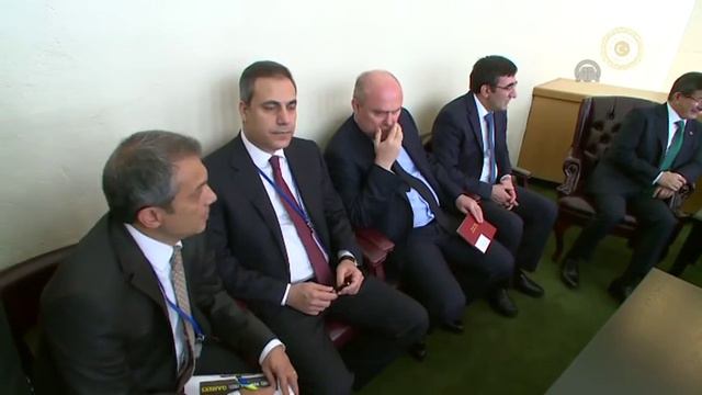Turkish PM meets Iran's Rouhani in New York смотреть онлайн