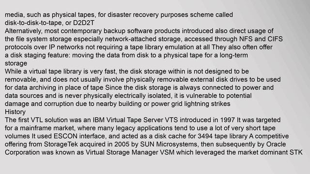 Virtual tape library смотреть онлайн
