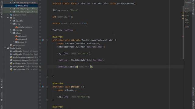 كائنات ومتغيرات ومعاملات جافا أندرويد ستوديو | Java Objects, Variables and Operators Android Studio смотреть онлайн