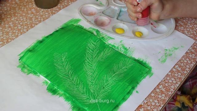 Рисуем мимозу вместе с детьми смотреть онлайн