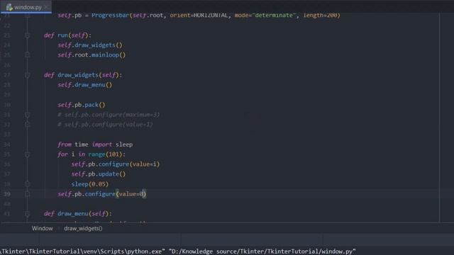 Python GUI tkinter #21 - Progressbar. Шкала прогресса смотреть онлайн