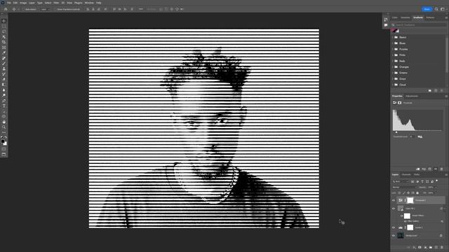 How to Create Wavy Halftone Lines in Photoshop смотреть онлайн