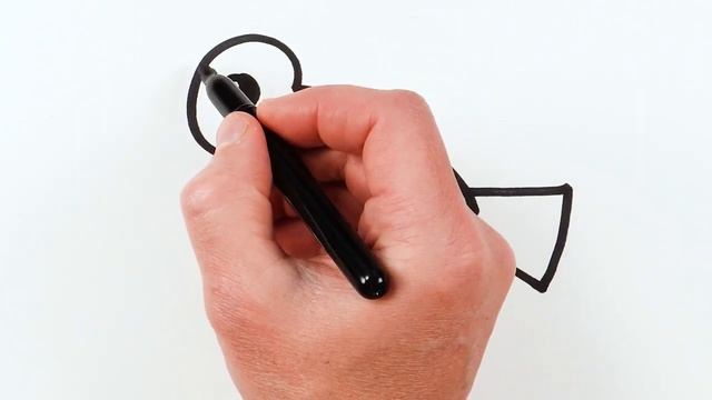 Рисуем фломастерами. Простой милый рисунок. Рисование для детей смотреть онлайн