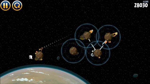 Angry Birds Star Wars 3 Star Walkthrough J-23 смотреть онлайн