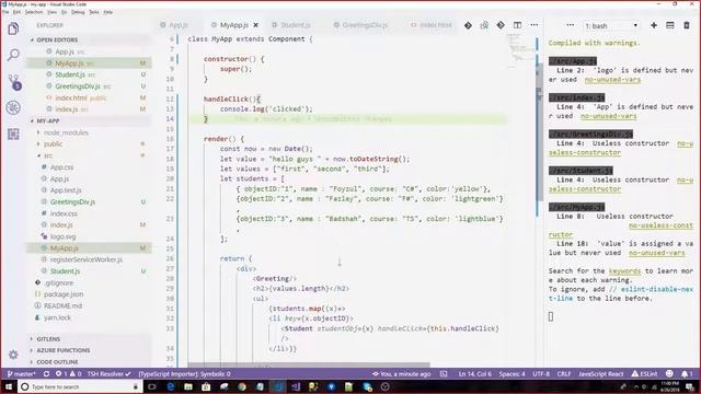 (Bangla) ASP.NET Core and ReactJS B1 : C 9.6 event смотреть онлайн