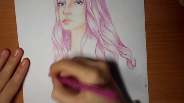 Speed Drawing | Акварель+цветные карандаши смотреть онлайн
