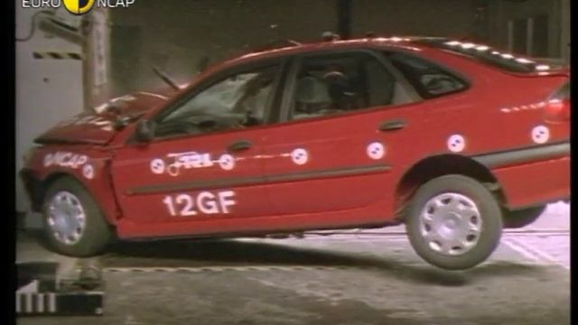 Euro NCAP | Renault Laguna | 1997 | Crash test смотреть онлайн