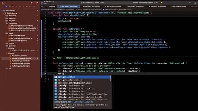 Build FULL iOS App in Swift: Part 9 (Rick & Morty | 2023) – Character Detail Screen смотреть онлайн